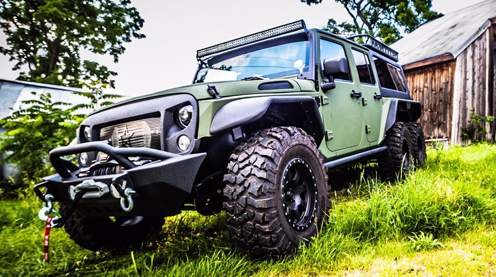 CHINESES DA G. PATTON APRESENTAM O JEEP WRANGLER 6X6 TOMAHAWK, foto 5