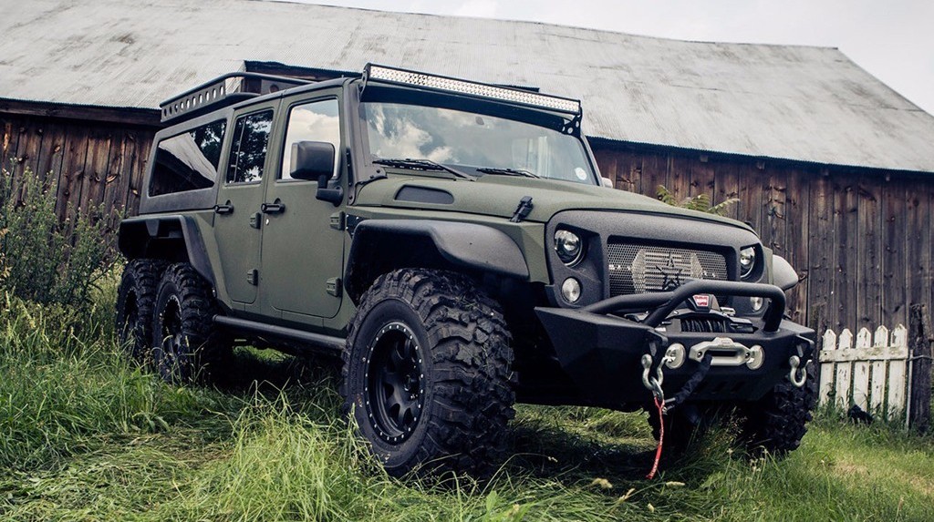 CHINESES DA G. PATTON APRESENTAM O JEEP WRANGLER 6X6 TOMAHAWK, foto 7