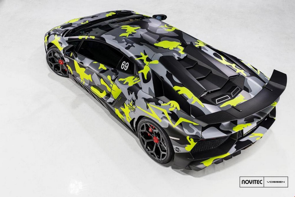 O LAMBORGHINI AVENTADOR SV SPORTS PREPARADO PELA NOVITEC TORADO NÃO PASSA DESPERCEBIDO, foto 4