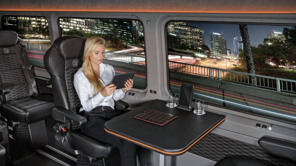 BRABUS CONFERENCE LOUNGE: UM MERCEDES-BENZ SPRINTER NO NÍVEL DE UM MAYBACH, foto 3