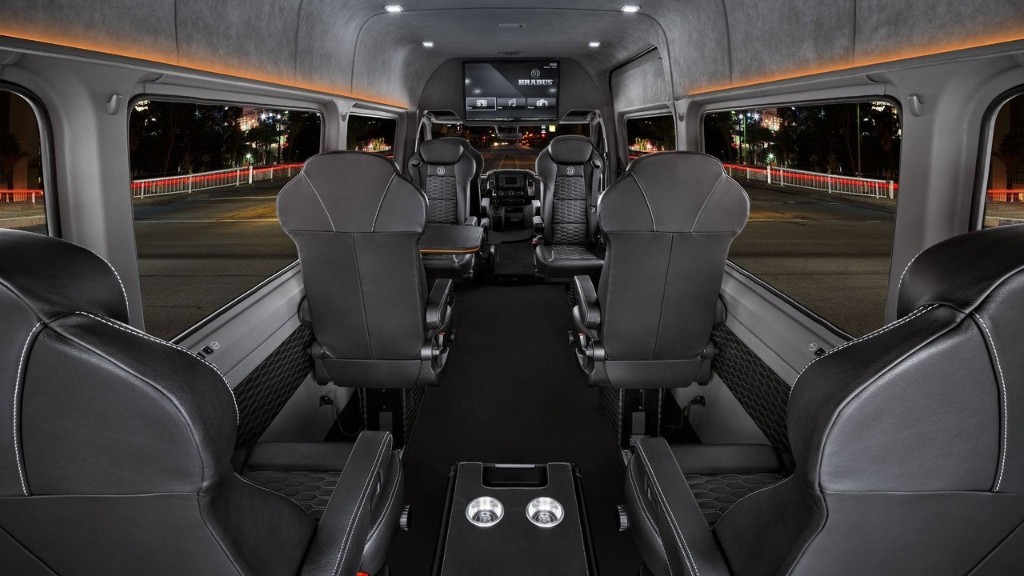 BRABUS CONFERENCE LOUNGE: UM MERCEDES-BENZ SPRINTER NO NÍVEL DE UM MAYBACH, foto 7