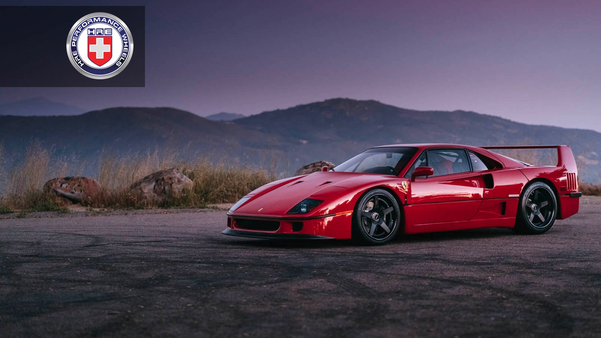 UM FERRARI F40 EQUIPADO COM RODAS HRE: FANTÁSTICO, foto 7
