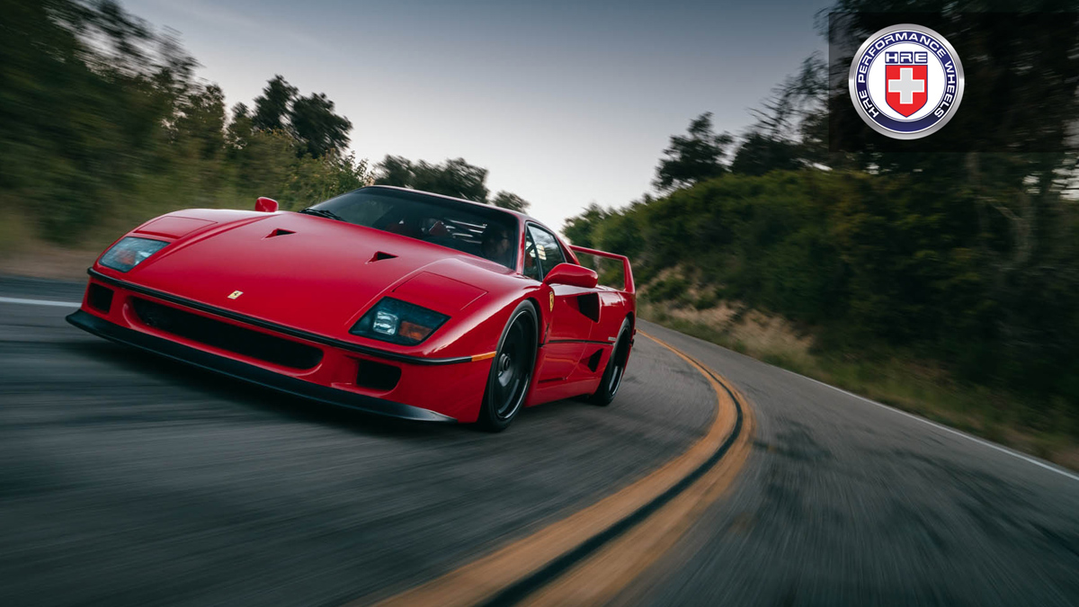 UM FERRARI F40 EQUIPADO COM RODAS HRE: FANTÁSTICO, foto 8