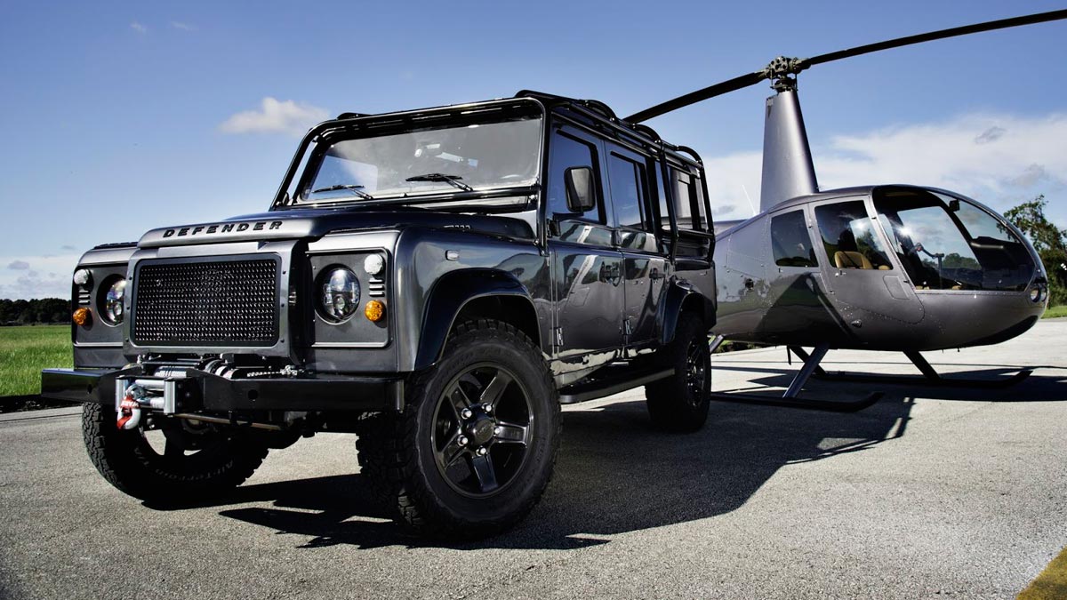 LAND ROVER DEFENDER PREPARADO PELA EAST COAST LEVA UM MOTOR DE CORVETTE, foto 1