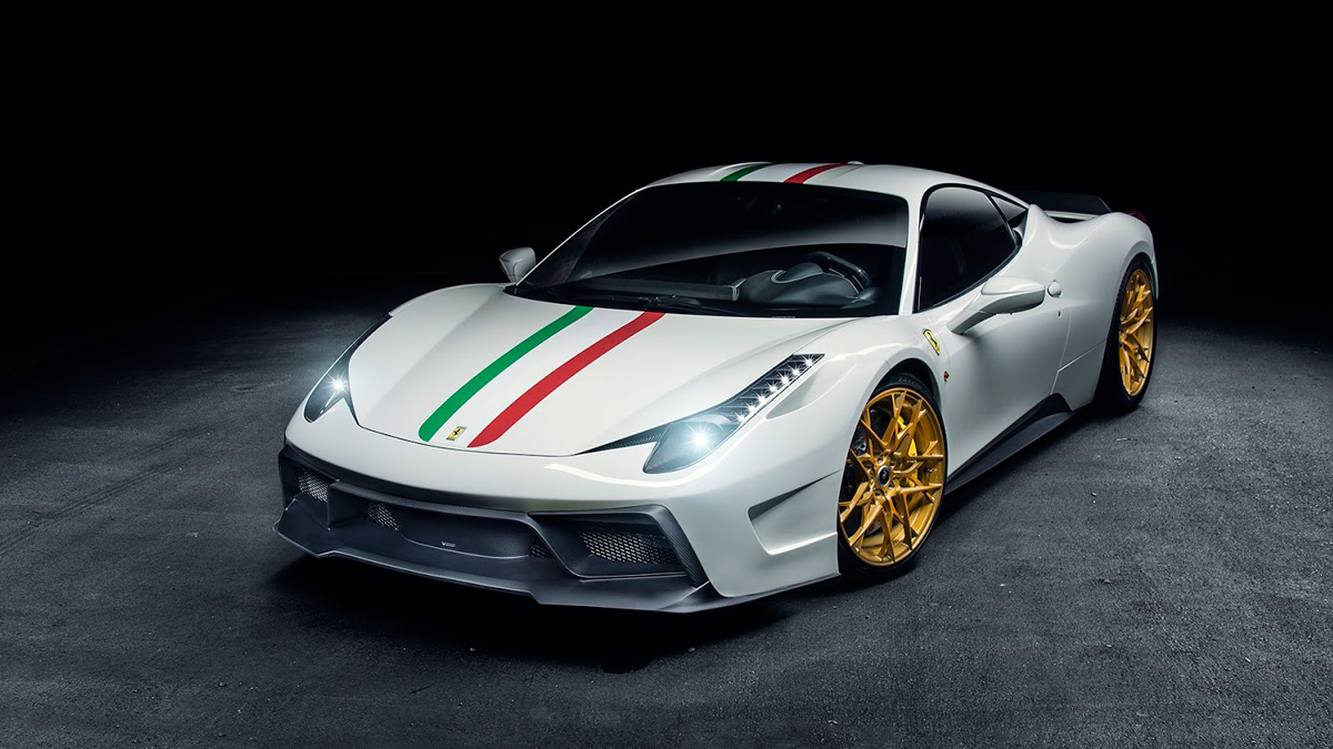 VORSTEINER APRESENTOU O FERRARI F458-VX NO SEMA SHOW 2016, foto 1