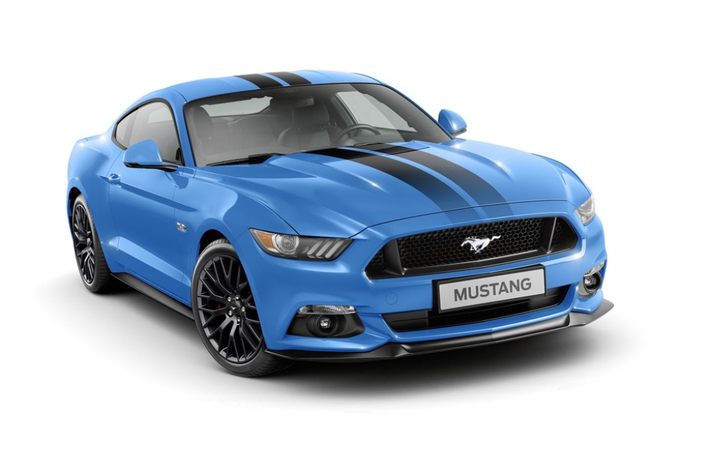 DUAS EDIÇÕES ESPECIAIS DO FORD MUSTANG EXCLUSIVAS PARA A EUROPA: BLACK SHADOW E BLUE, foto 1