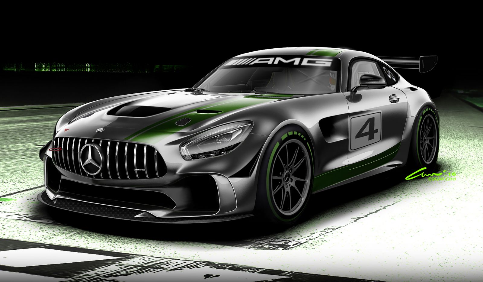 SURGEM AS PRIMEIRAS IMAGENS DO MERCEDES-AMG GT4, foto 1