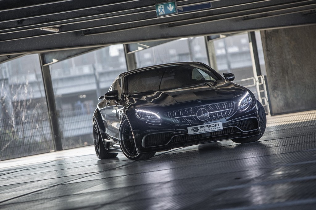MERCEDES-BENZ S CLASS COUPE PREPARADO PELA PRIOR DESIGN SURGE BEM MAIS MUSCULOSO, foto 10