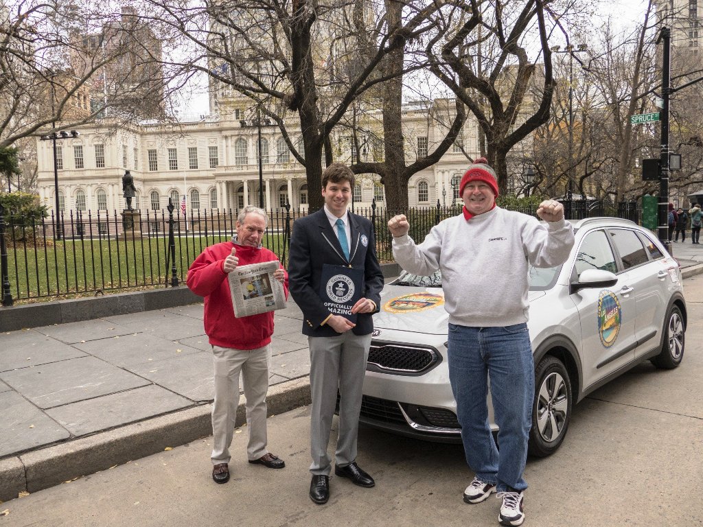 KIA NIRO ENTRA PARA O GUINNESS WORLD RECORDS POR MENOR CONSUMO DE COMBUSTÍVEL PARA UM HÍBRIDO, foto 1