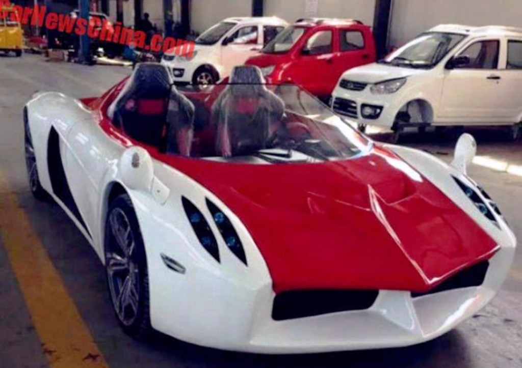 MAIS UMA CÓPIA DESCARADA NA CHINA, AGORA DO PAGANI HUAYRA, foto 9