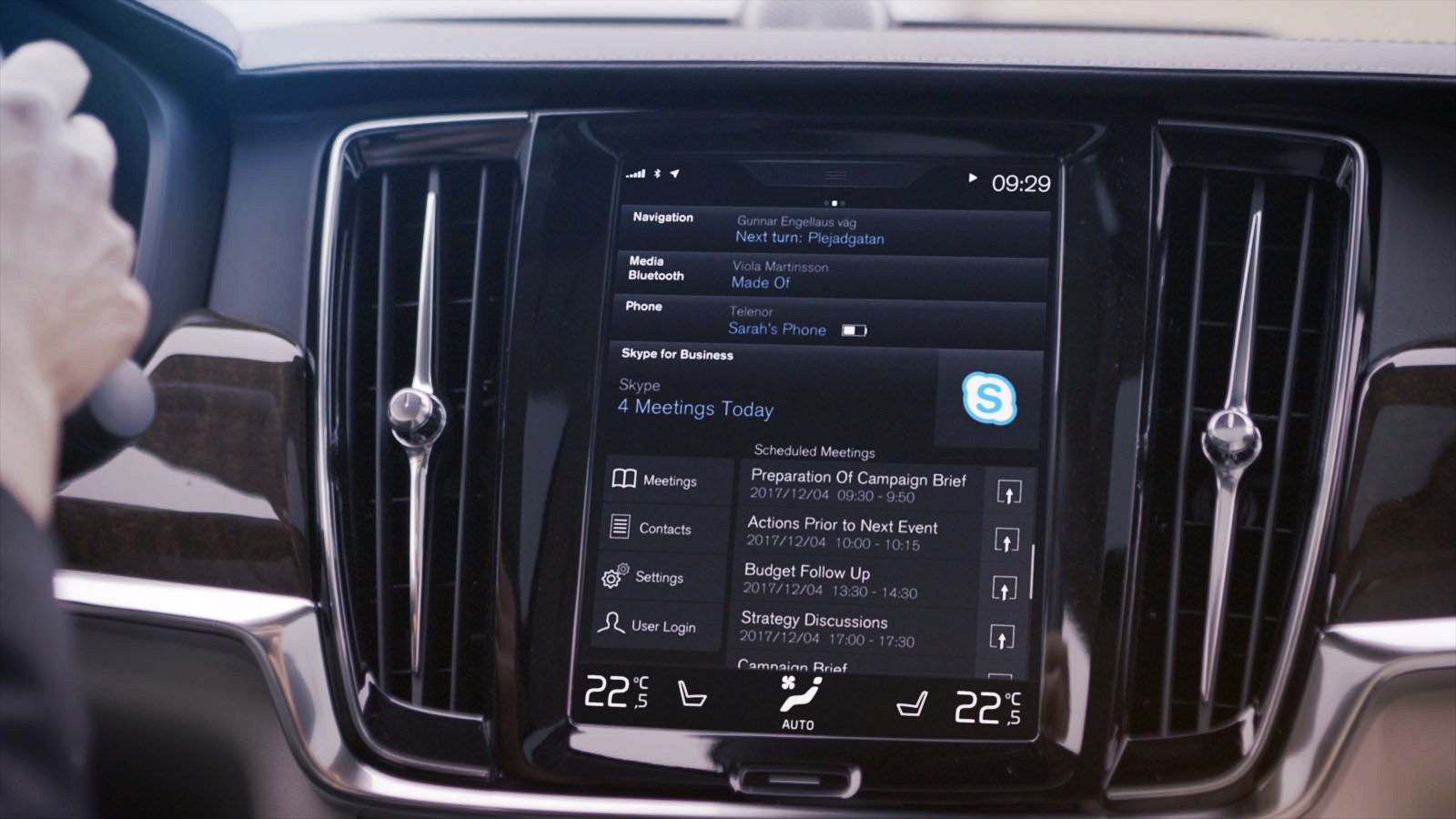 VOLVO É O PRIMEIRO FABRICANTE A INTEGRAR O SKYPE EM SEUS CARROS, foto 2