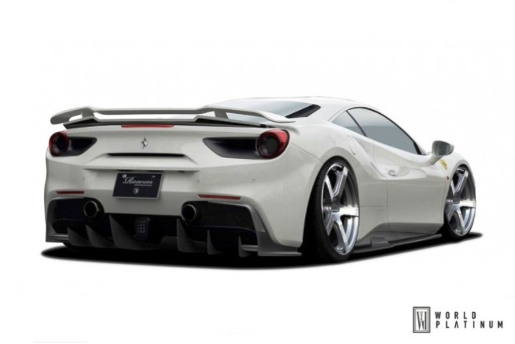 FERRARI F488 GTB RECEBE UM NOVO KIT DE CARROCERIA PROJETADO PELOS JAPONESES DA ROWEN INTERNATIONAL, foto 2