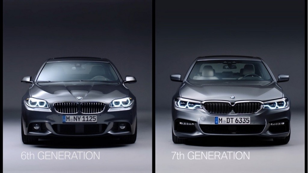BMW COMPARA O SÉRIE 5 DA 6ª GERAÇÃO COM O SÉRIE 5 2017, foto 5