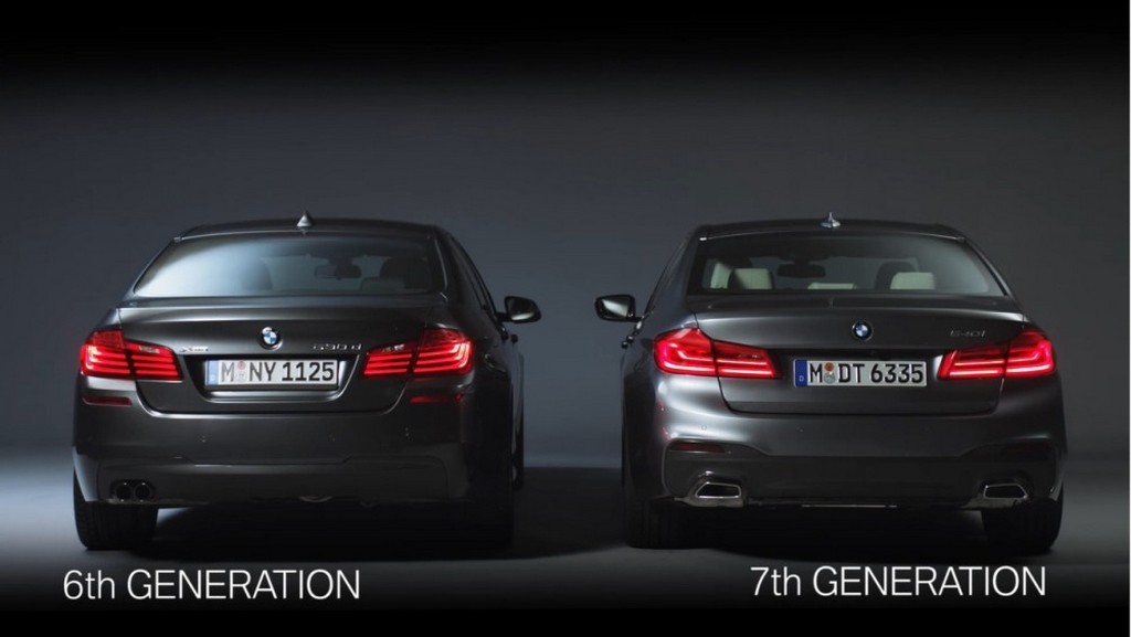BMW COMPARA O SÉRIE 5 DA 6ª GERAÇÃO COM O SÉRIE 5 2017, foto 15