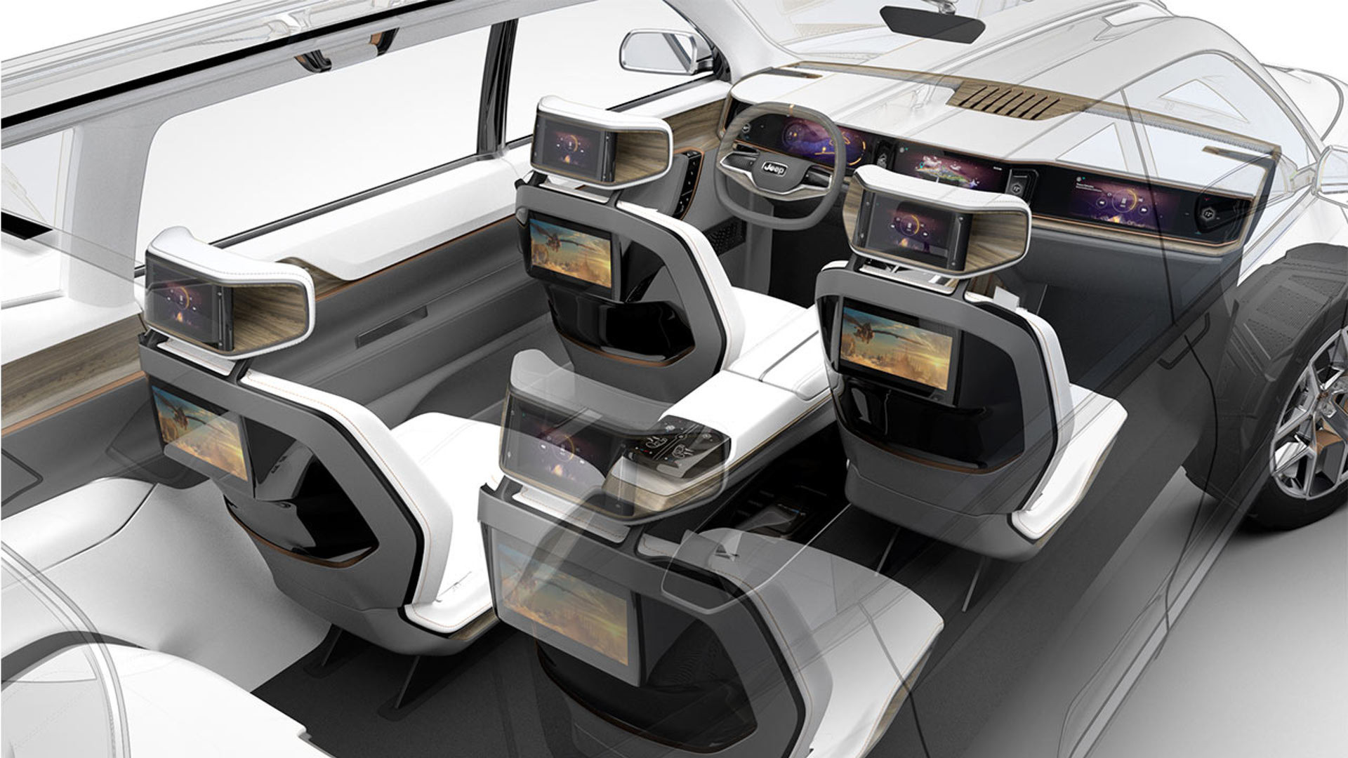 JEEP YUNTU CONCEPT REVELADO NO SALÃO DE XANGAI, foto 5