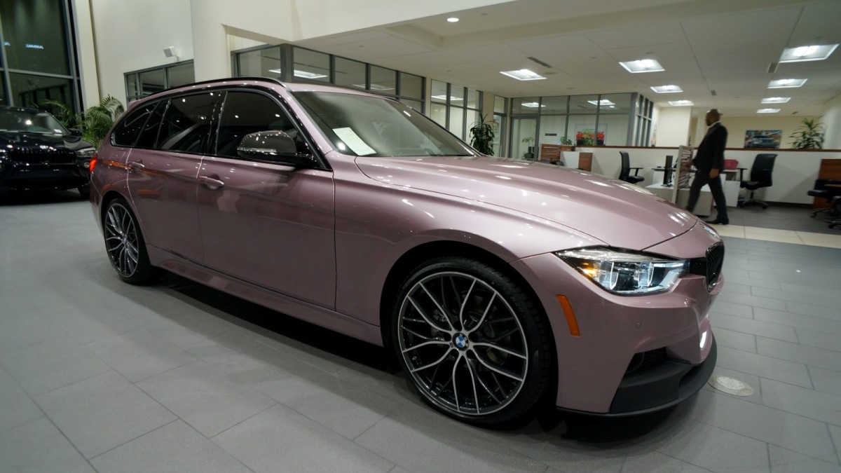 ESTE BMW 328d TOURING INDIVIDUAL ROSE QUARTZ ESTÁ À VENDA NOS ESTADOS UNIDOS, foto 1