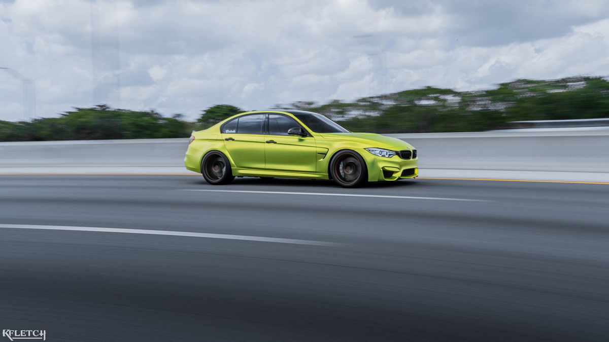 UM BMW M3 SEDAN EQUIPADO COM RODAS DA VELOS, foto 9