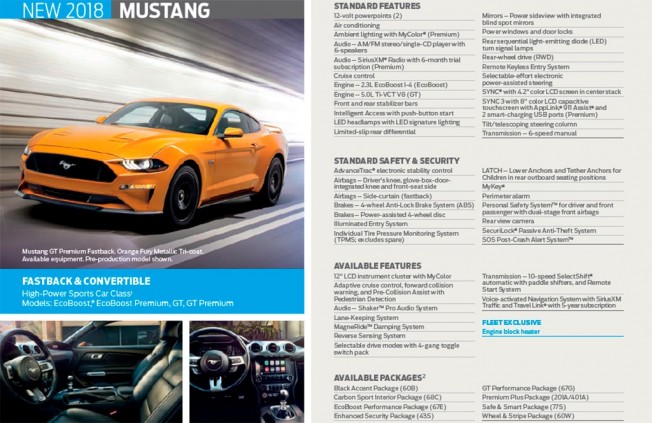 REVELADOS OS DETALHES DO FORD MUSTANG 2018, foto 1