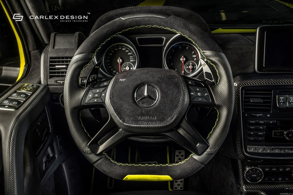CARLEX DESIGN APRESENTA SEU PROJETO PARA O INTERIOR DO MERCEDES-BENZ G 500 4X4² DA BRABUS, foto 5