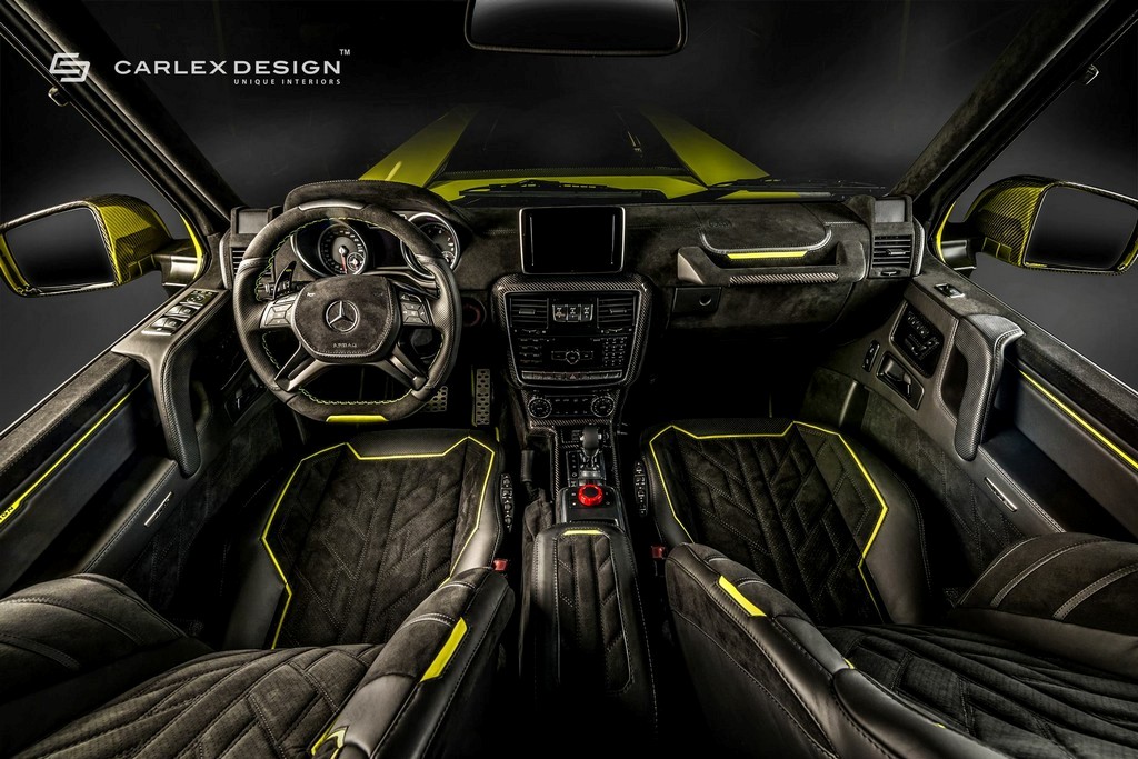 CARLEX DESIGN APRESENTA SEU PROJETO PARA O INTERIOR DO MERCEDES-BENZ G 500 4X4² DA BRABUS, foto 6