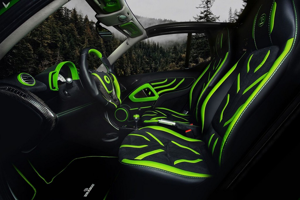 VILNER MOSTRA SEU TRABALHO SOBRE UM SMART FORTWO BRABUS XCLUSIVE DE 2012, foto 3