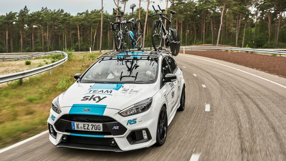 FORD FOCUS RS É O CARRO DE APOIO DO TEAM SKY NO TOUR DE FRANCE, foto 1