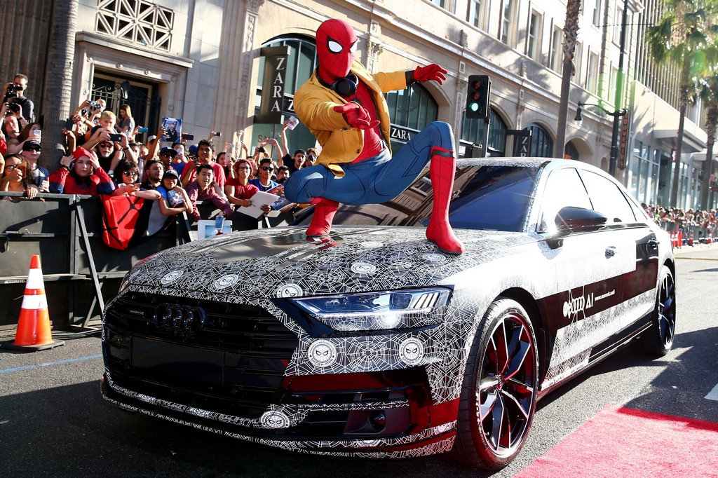 AUDI A8 DISFARÇADO APARECE COMO CONVIDADO SURPRESA NA ESTREIA MUNDIAL DE ‘HOMEM-ARANHA: DE VOLTA AO LAR’, foto 6