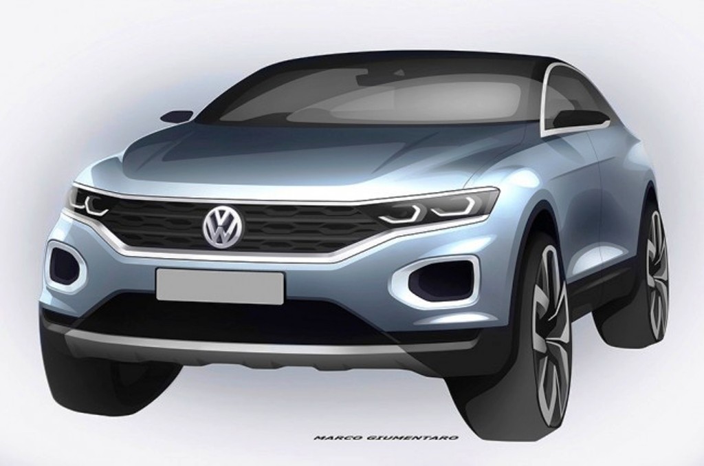 SURGEM MAIS ESBOÇOS DO VOLKSWAGEN T-ROC: UM INTERESSANTE ADIANTAMENTO DO SEU DESIGN, foto 1