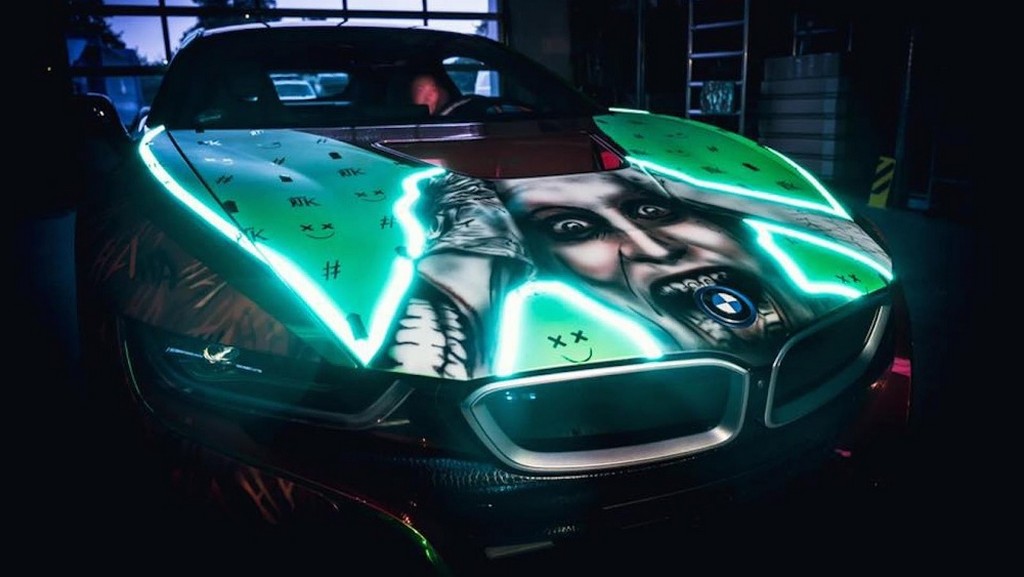 SURGE UM BMW i8 COM O EXTERIOR INSPIRADO NO ‘JOKER’, foto 7