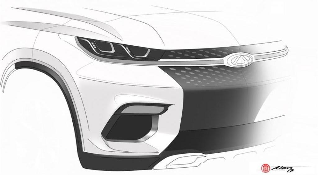 CHERY DIVULGA ESBOÇOS OFICIAIS DO SEU NOVO SUV PARA A EUROPA, foto 5