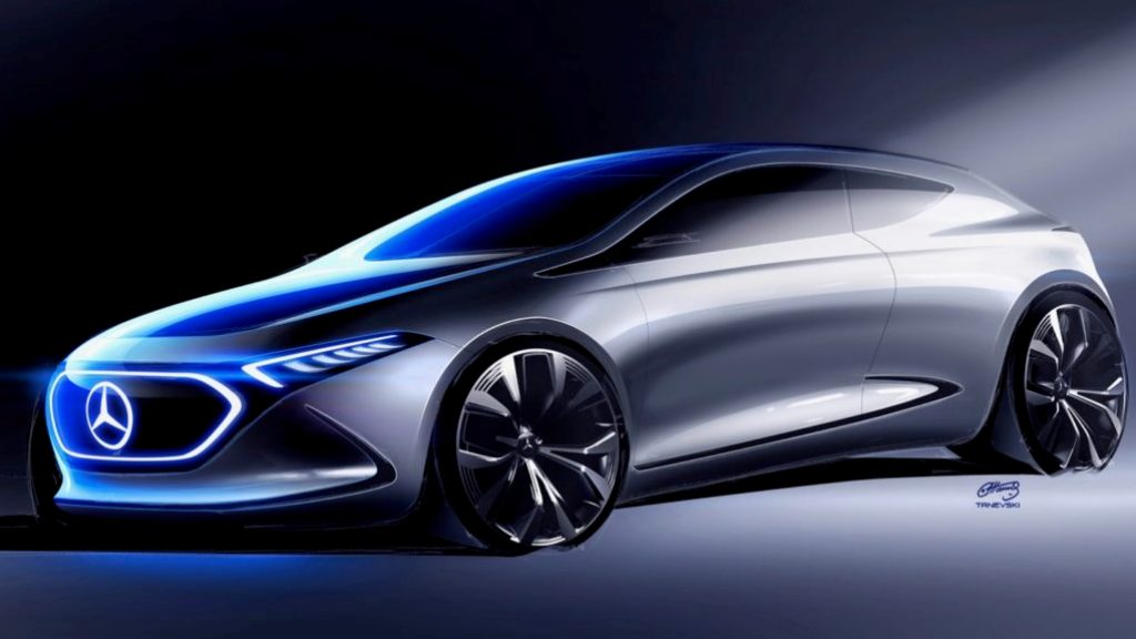 MERCEDES-BENZ REVELA ESBOÇO DO NOVO EQ A CONCEPT, foto 2