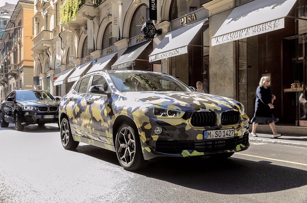 BMW X2 MOSTRA NOVA CAMUFLAGEM NA SEMANA DA MODA DE MILÃO, foto 7