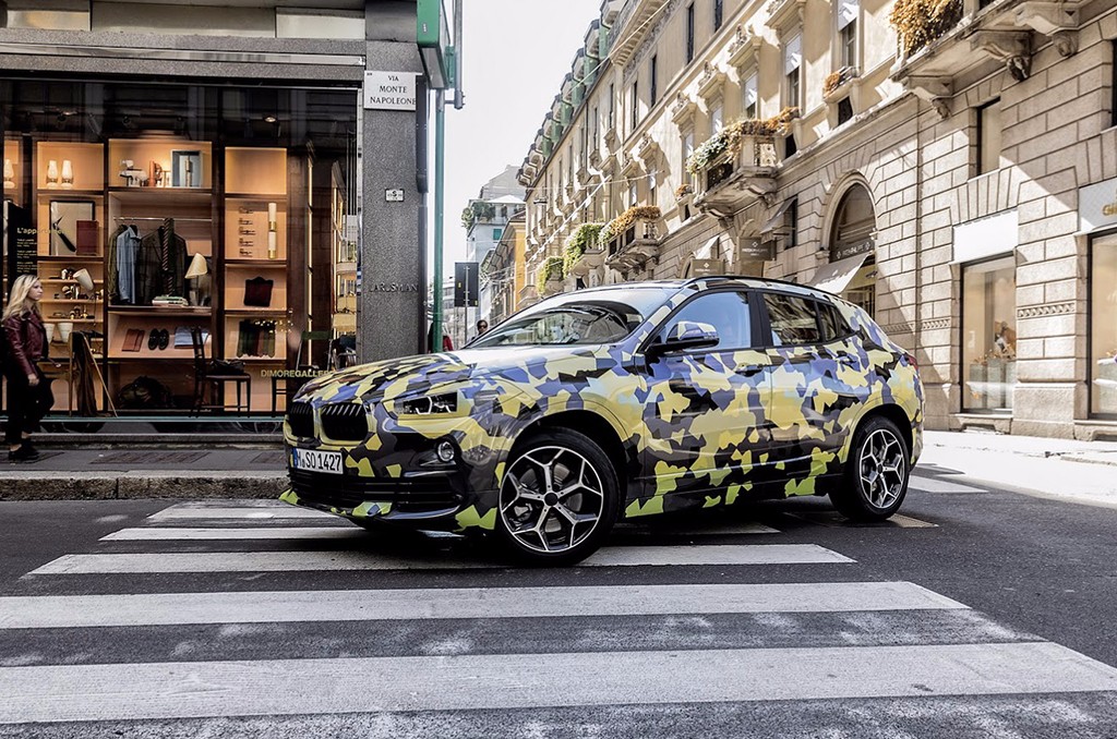 BMW X2 MOSTRA NOVA CAMUFLAGEM NA SEMANA DA MODA DE MILÃO, foto 8