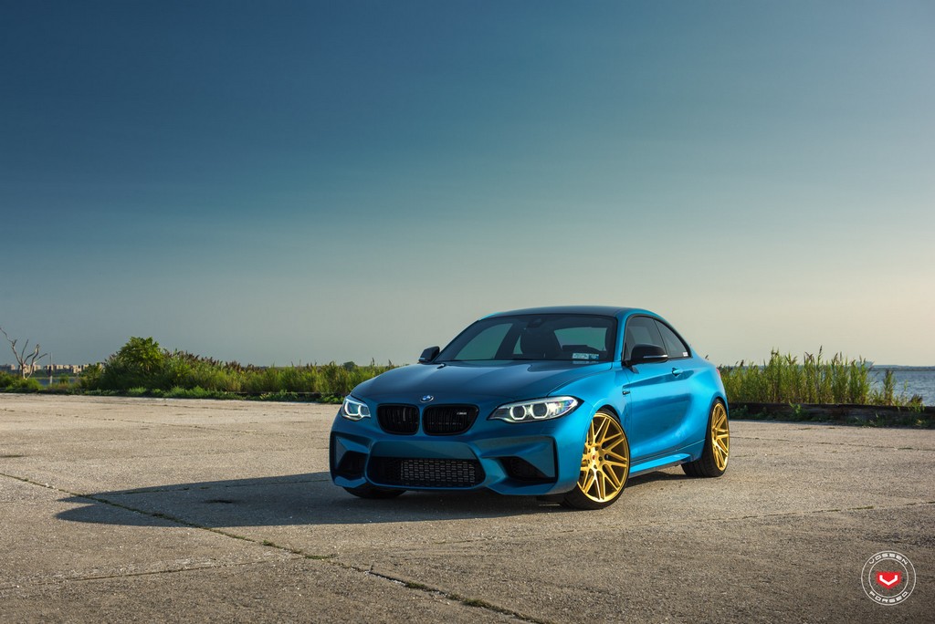 VOSSEN MOSTRA SUAS RODAS EM UM BMW M2, foto 2