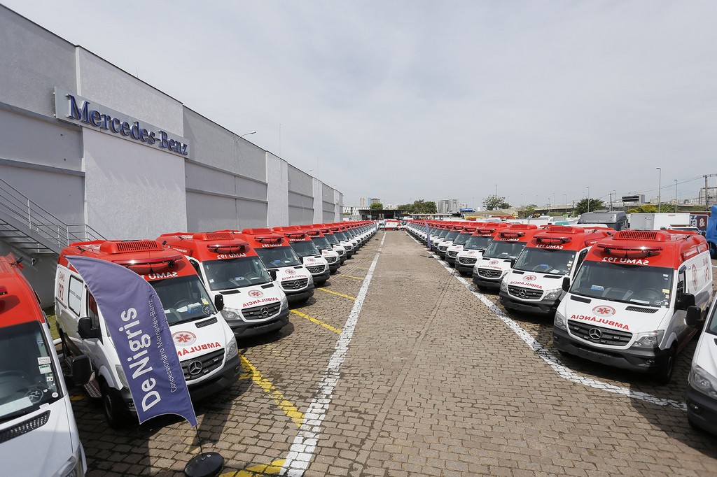 MERCEDES-BENZ ENTREGA MAIS DE 200 AMBULÂNCIAS SPRINTER PARA O SAMU, foto 1