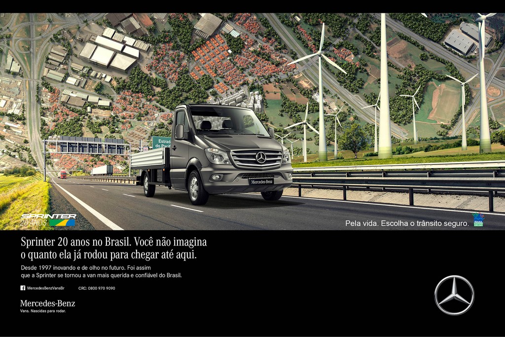 MERCEDES-BENZ SPRINTER COMEMORA 20 ANOS DE SUCESSO NO BRASIL COM LANÇAMENTO DE CAMPANHA, foto 1