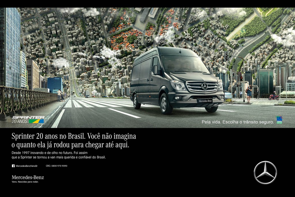 MERCEDES-BENZ SPRINTER COMEMORA 20 ANOS DE SUCESSO NO BRASIL COM LANÇAMENTO DE CAMPANHA, foto 2