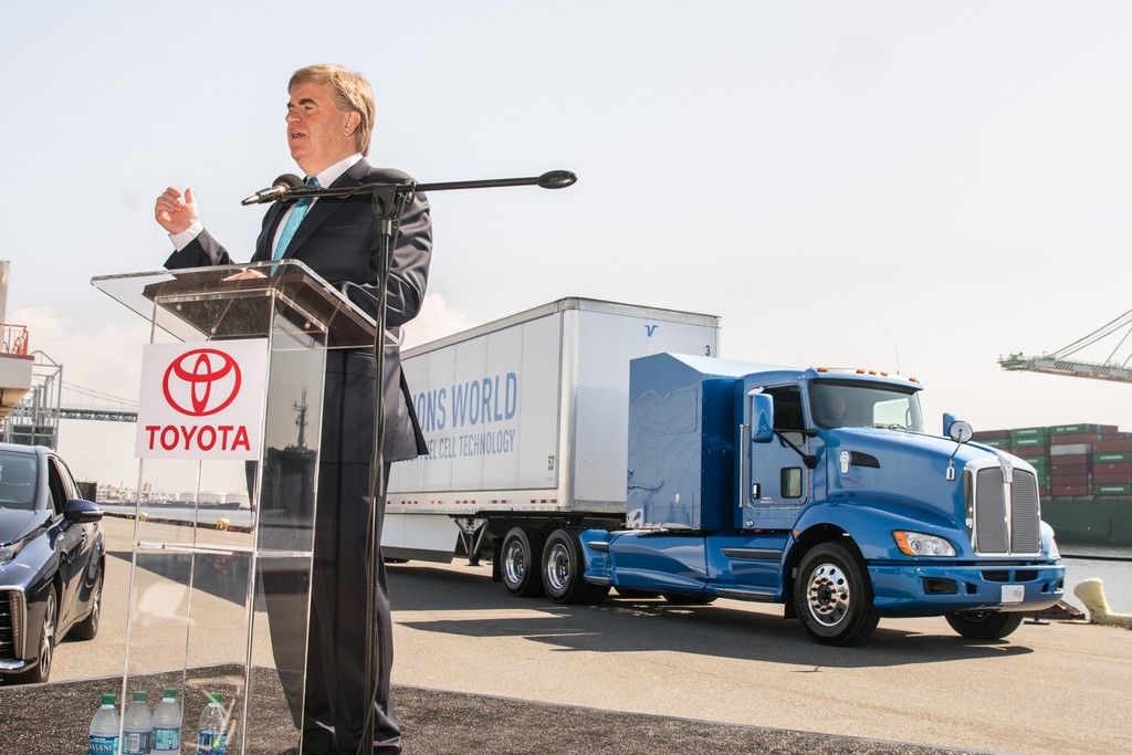 CAMINHÃO TOYOTA A HIDROGÊNIO É MAIS ECOLÓGICO QUE UM PRIUS, foto 1