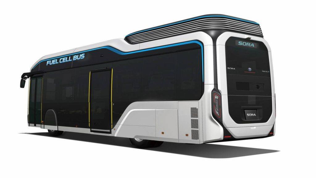 TOYOTA SORA FUEL CELL CONCEPT: UM NOVO ÔNIBUS A HIDROGÊNIO SERÁ MOSTRADO EM TOKYO, foto 4