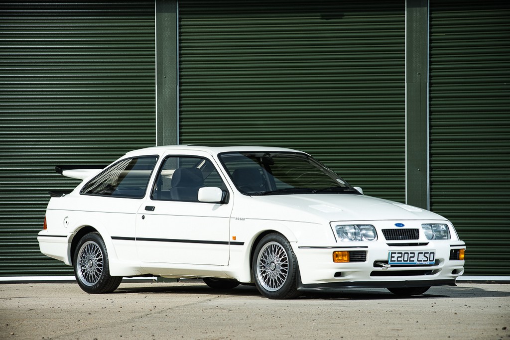 UM RARO FORD SIERRA COSWORTH RS500 DE 1988 SERÁ LEILOADO NO REINO UNIDO, foto 1