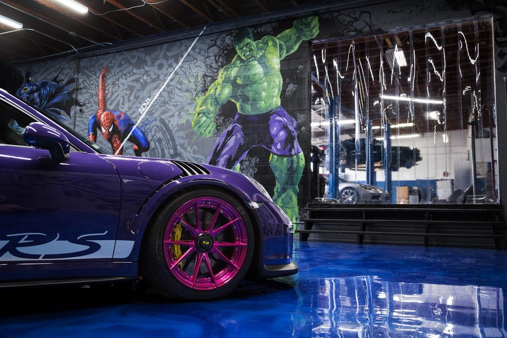 UM PORSCHE 911 GT3 RS PREPARADO PELA R1 MOTORSPORT E COM RODAS DA ADV.1 WHEELS NO SEMA SHOW 2017, foto 7