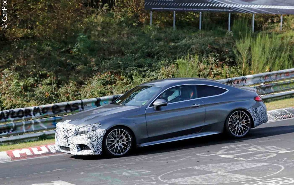 PROTÓTIPO DO NOVO MERCEDES-AMG C 63 COUPE JÁ RODA EM NÜRBURGRING, foto 4
