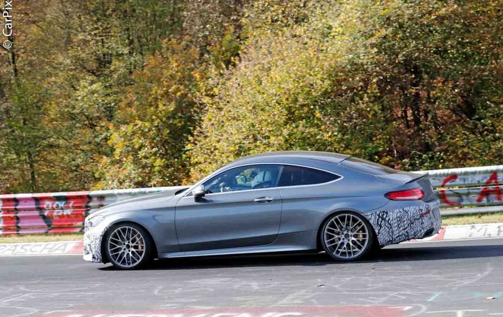 PROTÓTIPO DO NOVO MERCEDES-AMG C 63 COUPE JÁ RODA EM NÜRBURGRING, foto 5