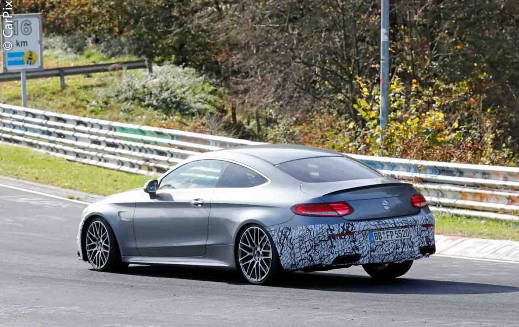 PROTÓTIPO DO NOVO MERCEDES-AMG C 63 COUPE JÁ RODA EM NÜRBURGRING, foto 6