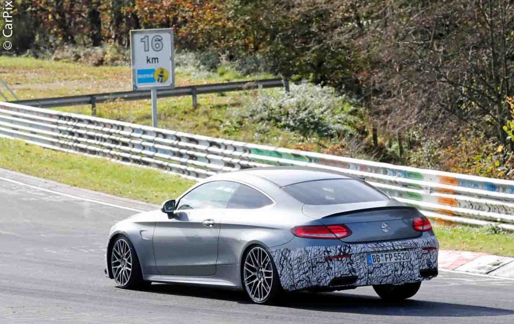 PROTÓTIPO DO NOVO MERCEDES-AMG C 63 COUPE JÁ RODA EM NÜRBURGRING, foto 7