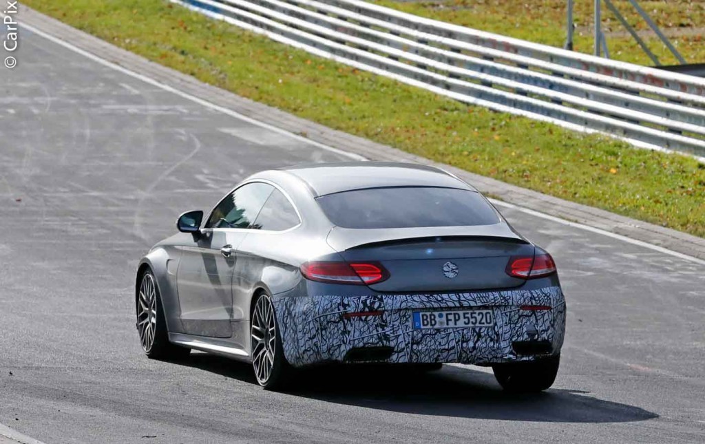 PROTÓTIPO DO NOVO MERCEDES-AMG C 63 COUPE JÁ RODA EM NÜRBURGRING, foto 8