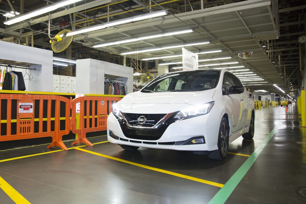 INICIADA NOS ESTADOS UNIDOS A PRODUÇÃO DO NISSAN LEAF 2018, foto 1