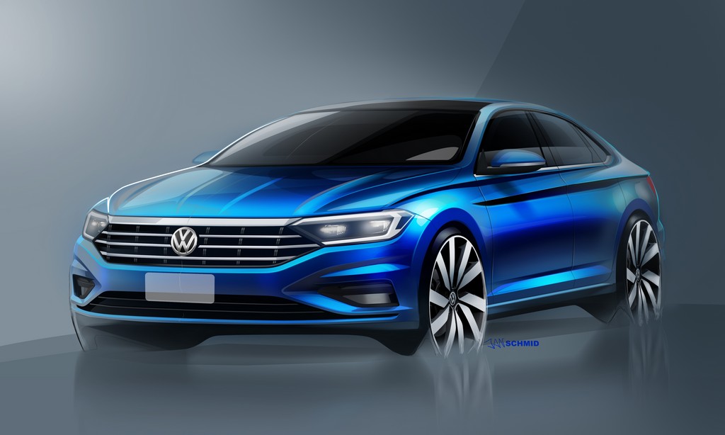SURGEM MAIS DESENHOS DO NOVO VOLKSWAGEN JETTA, foto 1