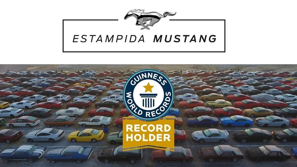 FORD MUSTANG REGISTRA NOVO RECORDE NO GUINNESS BOOK COM COMBOIO DE 960 CARROS NO MÉXICO, foto 1