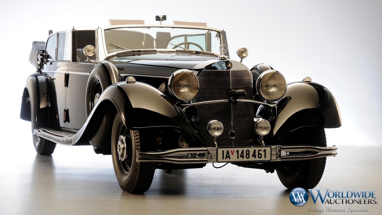 MERCEDES-BENZ 770 K QUE PERTENCEU A ADOLF HITLER SERÁ LEILOADO NOS ESTADOS UNIDOS, foto 1